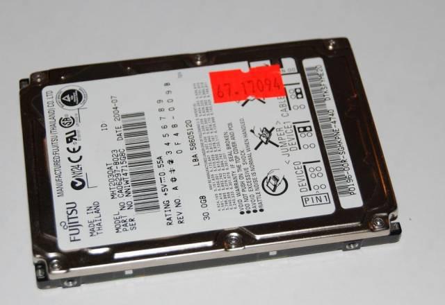 Жесткий диск 2.5" (для ноутбука) IDE Fujitsu 30G Санкт-Петербург
