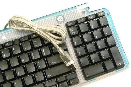 Клавиатура и мышь для mac -бирюзовая Москва