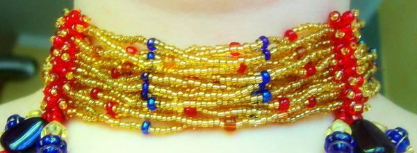 Колье из бисера Москва