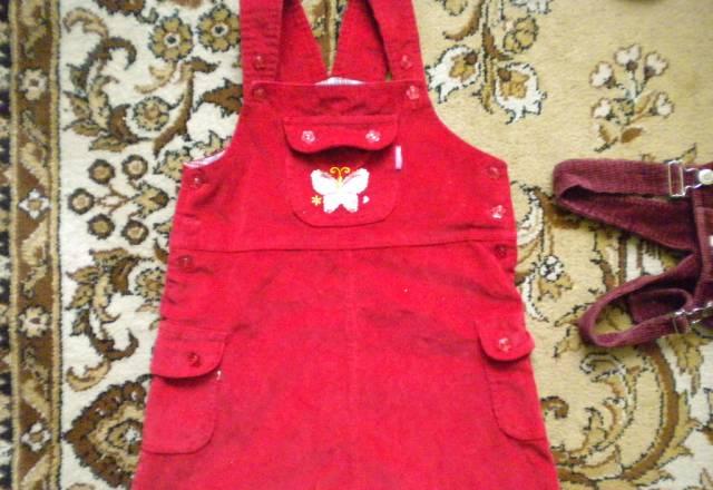 Новый Сарофан вельветовый . х/б  110-116 Москва