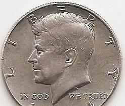 Kennedy half dollar 1964 года брак Москва