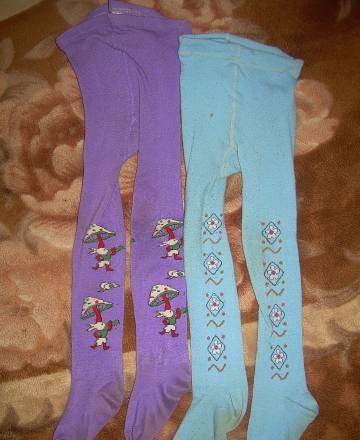 Колготки б/у тёплые 2 пары Москва