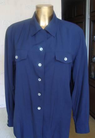 Шёлковая рубашка с перламутровыми пуговицами 48-52 Москва