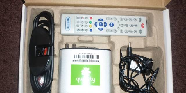 Новый декодер Amino A110 для qwerty-TV Москва