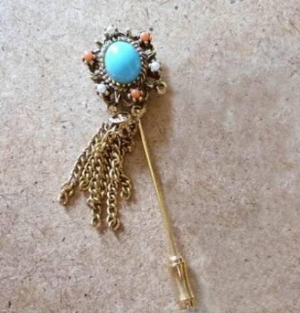 Винтажная булавка, бижутерия, 50-е годы Санкт-Петербург