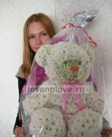 Игрушка из живых цветов к любому празднику Москва