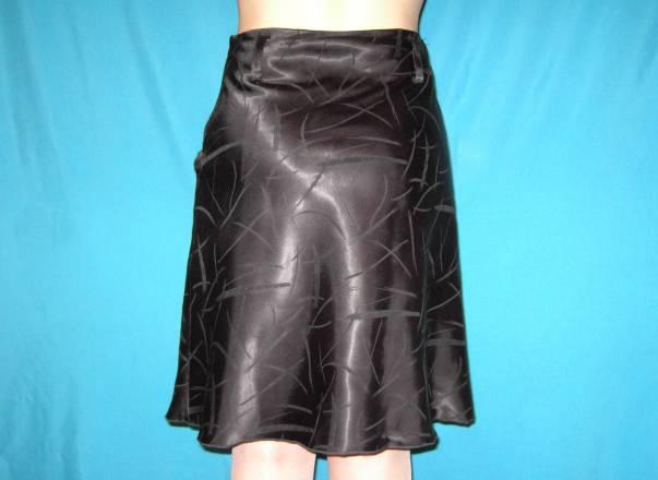 Атласная черная юбка 40-42 Санкт-Петербург