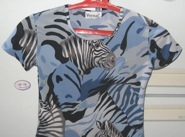 Футболка Зебра, от Vernal (Paris), р 40 Москва