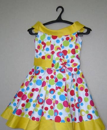 Летнее платье для девочек Москва