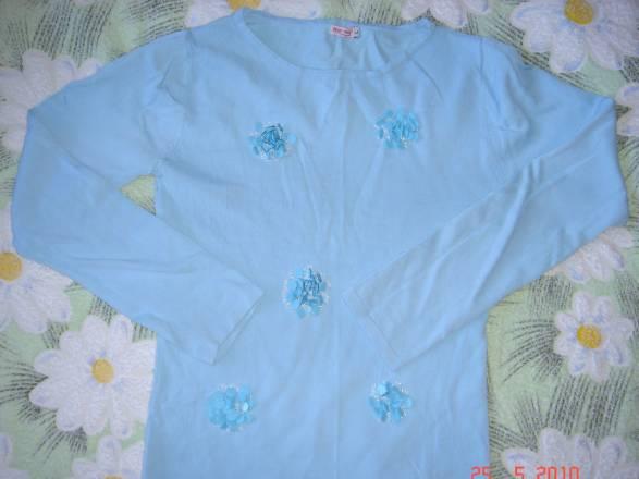 Нарядная кофточка голубая Москва