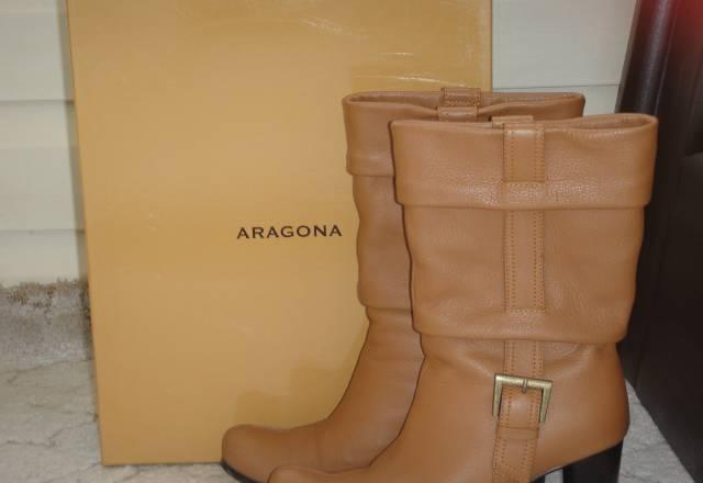 Итальянские кожаные сапоги р.38 Москва