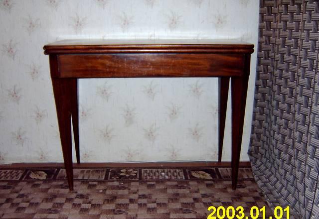 Стол ломберный раскладной второй половины 19 века Санкт-Петербург