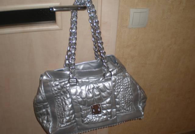 Сумка серебряная Москва