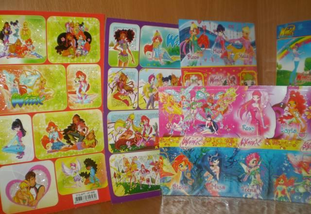 Наклейки винкс в ассортименте Москва