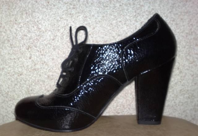 Новые кожаные ботильоны, р.38 Москва