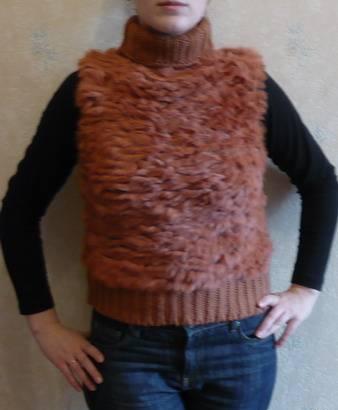 Шикарный меховой жилет Санкт-Петербург