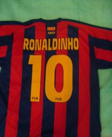 Футболка Barcelona FC, фк Барселона, Ronaldinho Москва