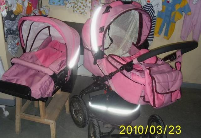 Коляска 2в1 Новая Супер Кид розовая Санкт-Петербург