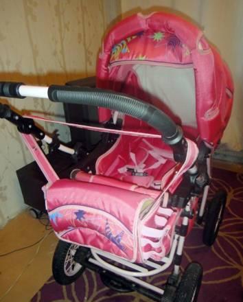 Б/у 5мес шагающая коляска-трансформер Польша Москва