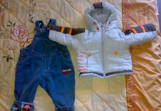 Куртка и джинсовый комбез на 6 мес Электросталь