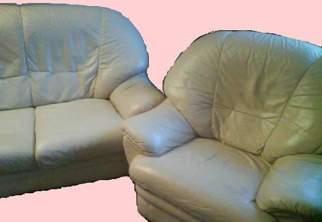 Диван+2 Кресла кожа Финские Санкт-Петербург