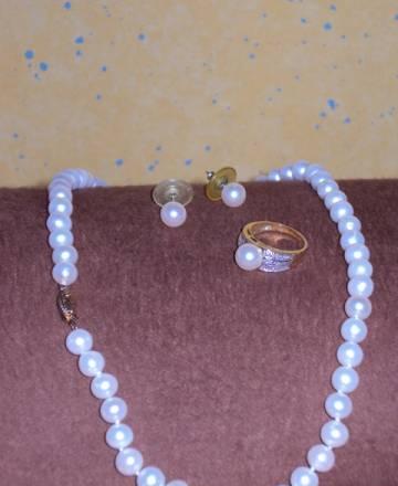 Набор из нат. жемчуга Москва