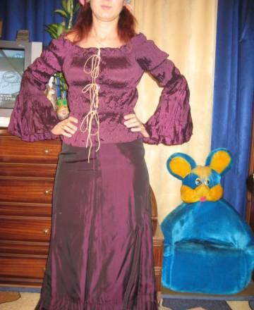 Костюм вечерний юбка + блузка (новый) Москва