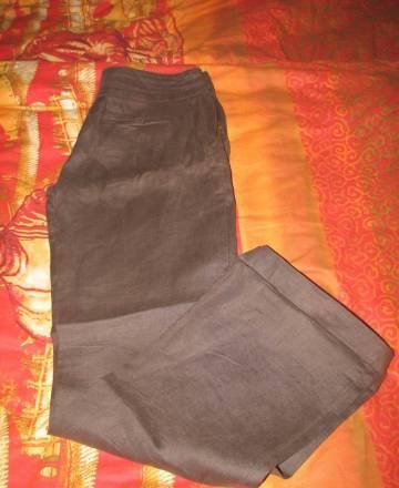 Брюки коричневые (лен) Москва