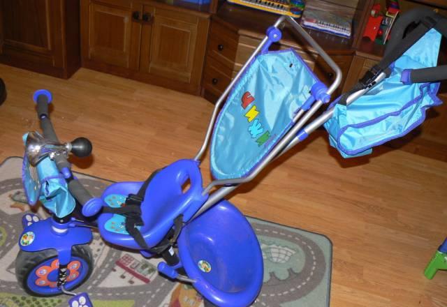 Велосипед с ручкой для мамы, с года, в отл. сост Москва