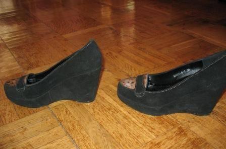 Новые Замшевые женские туфли на танкетке Москва