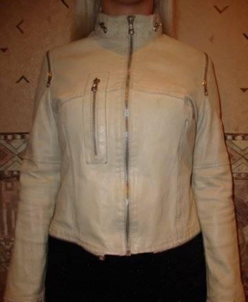 Коженная курточка Valerio Braschi Италия Санкт-Петербург