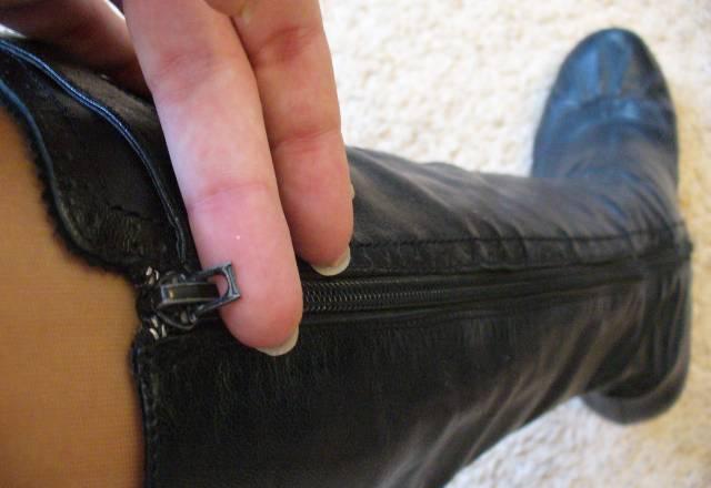 Сапоги черные 40-41 весна-осень Mango за 1 900 руб Москва