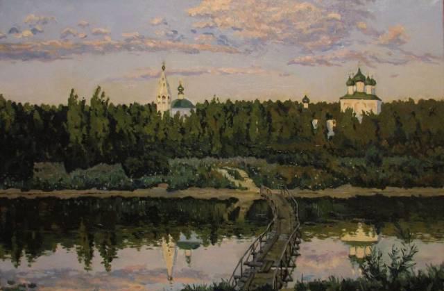 С картины и.и.Левитана "Тихая обитель" Санкт-Петербург