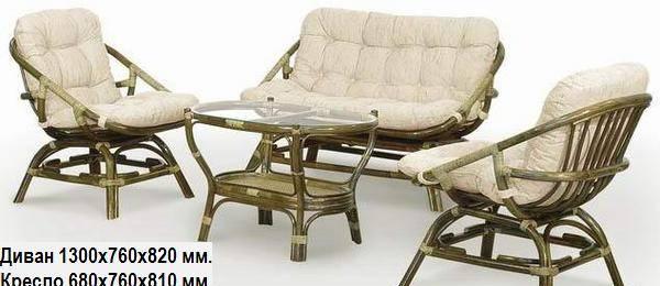 Комплект плетеннои мебели Санкт-Петербург