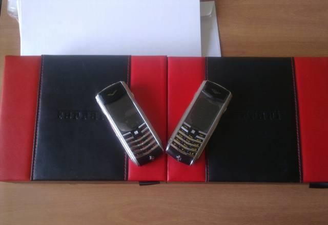 Vertu TI ferrari красный черный желтый Москва