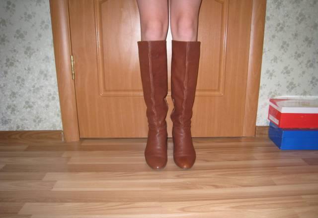 Кожаные сапоги Москва