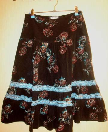 Юбка микровельвет Glance 164-88-96 Москва