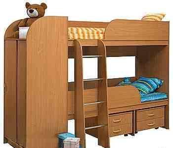 Детская новая двухъярусная кровать для 2-х детей  Москва