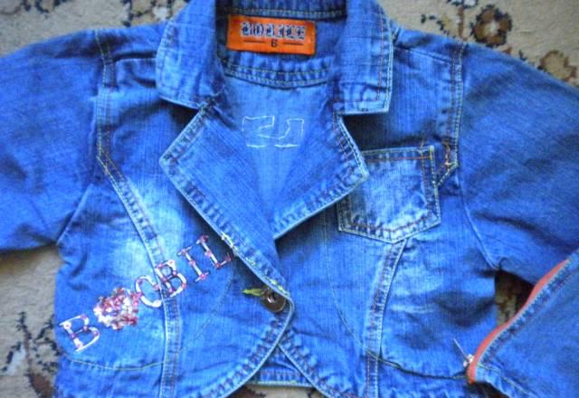 Куртка джинсовая болеро. Рост 104-110 Москва