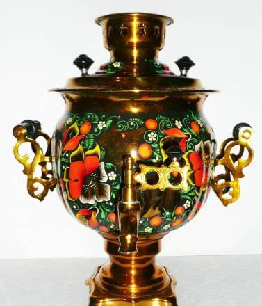 Самовар электрический росписной 3л Санкт-Петербург