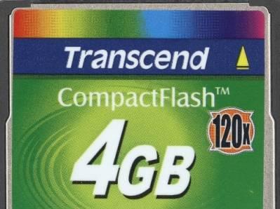 Карта памяти Transcend TS4GCF120 CompactFlash 4Gb Москва