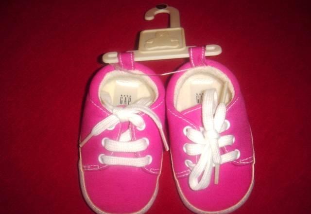 Детские розовые ботиночки Gap (США) Москва