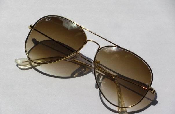 Очки Ray Ban Aviator 3026 Gold/Brown Москва