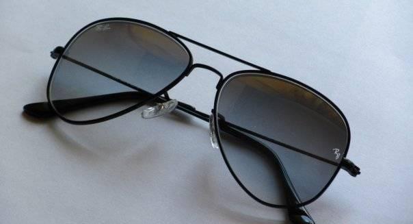 Очки Ray Ban Aviator 3025 Black/large Grey Москва