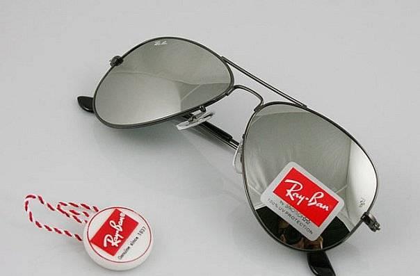 Очки Ray Ban Aviator 3025 Black/mirror Москва