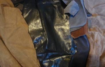 Продам обрезки кожи и замши Москва