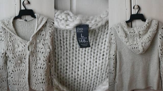 Кофта вязаная,светлая Москва