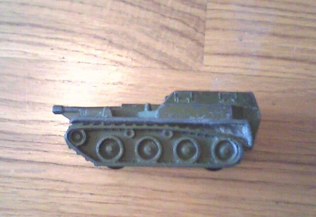 Игрушка. Танк из СССР. Аллюминий Москва