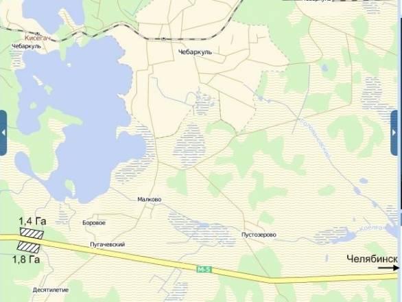 Участок земли Челябинск 3.2 Га, 1,5 млн.руб Челябинск