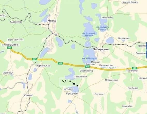 Участок земли Челябинск 5.1 Га  2 млн. руб Челябинск